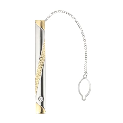 ROMISBABA Krawattenklammer Für Herren Praktische Krawatte Clip Zarter Business-clip Krawattenaccessoire Aus Kupfermaterial Langlebig Und Sicher Für Langzeitgebrauch von ROMISBABA