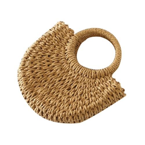 ROMISBABA 1Stück Outdoor Strand mit Großer Kapazität Halbmondform Handtasche für Frauen Einkaufen für Freizeitaktivitäten Handgefertigt Hochwertigem Material ROMISBABA 1Stück Outdoor Strand mit Großer Kapazität Halbmondform Handtasche für Frauen Einkaufen für Freizeitaktivitäten Handgefertigt Hochwertigem Material von ROMISBABA