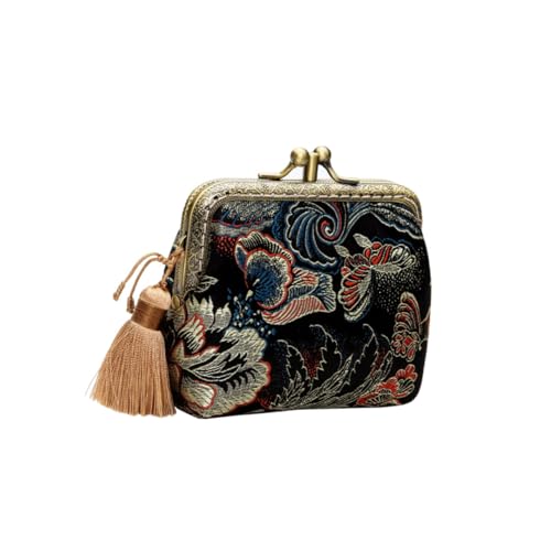 ROMISBABA 1Stück Retro Münztasche mit Quaste Handgemachte Aufbewahrungstasche für Damen für Telefon Kleingeld Einzigartiges Design für Anlässe Praktisch ROMISBABA 1Stück Retro Münztasche mit Quaste Handgemachte Aufbewahrungstasche für Damen für Telefon Kleingeld Einzigartiges Design für Anlässe Praktisch von ROMISBABA