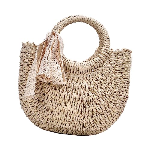 ROMISBABA 1Stück Strandtasche für Damen Gewebte Umhängetasche für Strand Shopping Freizeit Langlebig für Freunde Familie ROMISBABA 1Stück Strandtasche für Damen Gewebte Umhängetasche für Strand Shopping Freizeit Langlebig für Freunde Familie von ROMISBABA