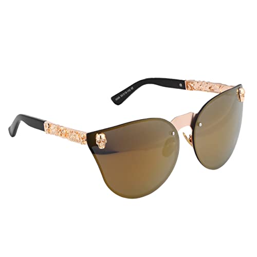 ROMISBABA 1Stück Stylische Retro Sonnenbrille im Design UV Langlebige Struktur für Partys Outdoor Aktivitäten Metallrahmen für Damen Herren ROMISBABA 1Stück Stylische Retro Sonnenbrille im Design UV Langlebige Struktur für Partys Outdoor Aktivitäten Metallrahmen für Damen Herren von ROMISBABA