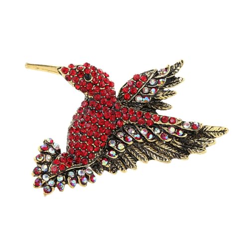 ROMISBABA 1Stück Unisex Vogelbrosche mit Anstecknadel für Kleidung Vogelbrosche für Damen Herren Elegantes Accessoire für Jacken von ROMISBABA