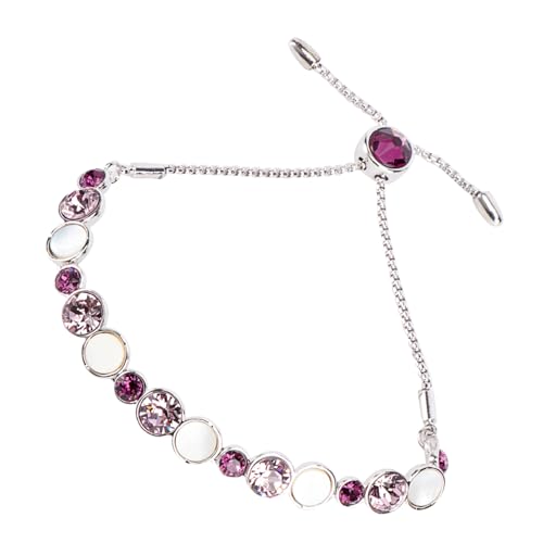 ROMISBABA 1Stück Verstellbare Kristallarmband Handgelenkkette für Damen Elegantes mit Einzigartigem Design Zufällig Farbigen ROMISBABA 1Stück Verstellbare Kristallarmband Handgelenkkette für Damen Elegantes mit Einzigartigem Design Zufällig Farbigen von ROMISBABA