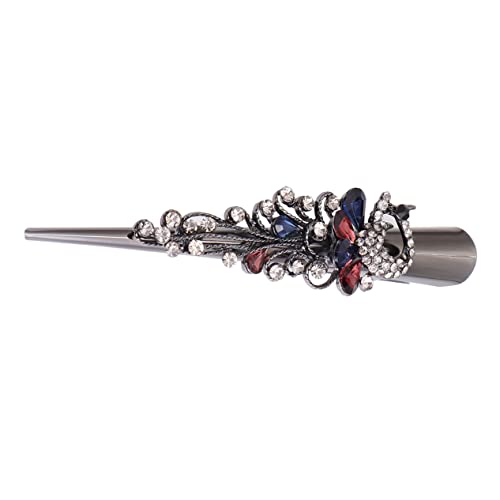 ROMISBABA 1Stück Vintage Haarklammer mit Einlage Große Schnabelklammer für Damen Eleganter Kopfschmuck Bunten Farben für Partys Tägliche Styles Langlebiges Design von ROMISBABA