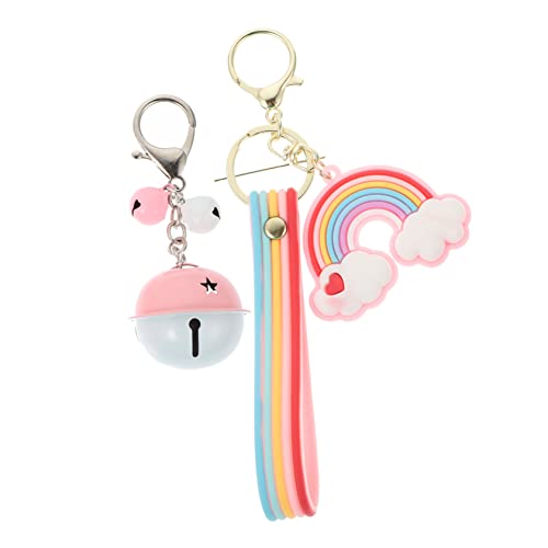 ROMISBABA Leichte Robuste 1-teilige Silikon-Regenbogen-schlüsselkette Schlüsselanhänger Taschendekor Für Von Freunden von ROMISBABA