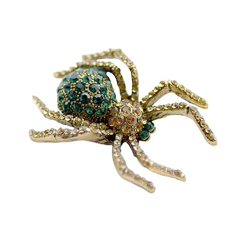 ROMISBABA 1stück Retro Spinnenbrosche Mit Strass Kreative Anstecknadel Für Geburtstag Einzigartiger Modeschmuck Für Frauen Und Mädchen von ROMISBABA