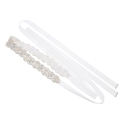 ROMISBABA 1stück Brautgürtel Mit Strass Und Perlen Hochzeitsaccessoire Für Braut Und Brautjungfern Für Hochzeiten Partys Und Formelle Anlässe Weiß ROMISBABA 1stück Brautgürtel Mit Strass Und Perlen Hochzeitsaccessoire Für Braut Und Brautjungfern Für Hochzeiten Partys Und Formelle Anlässe Weiß von ROMISBABA