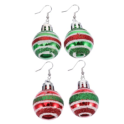 ROMISBABA Ohrringe Dekoration 2 Paar Weihnachtsohrschmuck Weihnachtsohrringe Modeohrtropfen Für Frauen von ROMISBABA