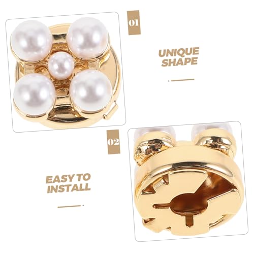 ROMISBABA 2 STÜCK Blumen Manschettenknöpfe aus Legierung mit Strassverzierung Herren Cufflinks für Hochzeit Business und Formelle Anlässe Modisches Accessoire für Hemd und Anzug von ROMISBABA