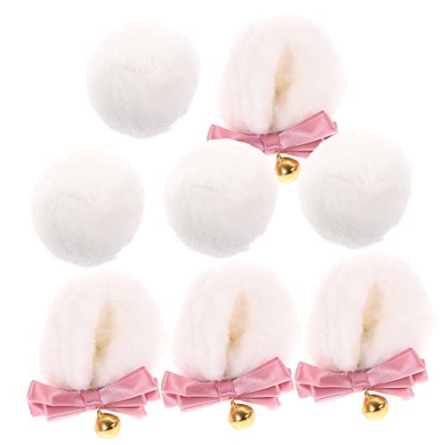 ROMISBABA 2 Sätze Bärenohren Haarclips und Set Cosplay Kostümzubehör für Mädchen Wiederverwendbare Haaraccessoires für Partys und Bühnenauftritte Niedliches Design Weiß ROMISBABA 2 Sätze Bärenohren Haarclips und Set Cosplay Kostümzubehör für Mädchen Wiederverwendbare Haaraccessoires für Partys und Bühnenauftritte Niedliches Design Weiß von ROMISBABA