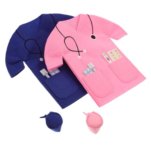 ROMISBABA 2 Sätze Filz Weinbeutel Weintragetasche aus Hochwertigem Vliesstoff Dekorative Flaschentasche in Blau für Hochzeit Jubiläum Weihnachten und Feierlichkeiten von ROMISBABA