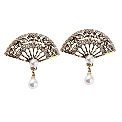 ROMISBABA 2stücke Teilige Chinesische Stil Fächer Broschen Retro Und Modische Broschen Zinklegierung Schmuckstück Accessoires Für Kleid Anzug ROMISBABA 2stücke Teilige Chinesische Stil Fächer Broschen Retro Und Modische Broschen Zinklegierung Schmuckstück Accessoires Für Kleid Anzug von ROMISBABA