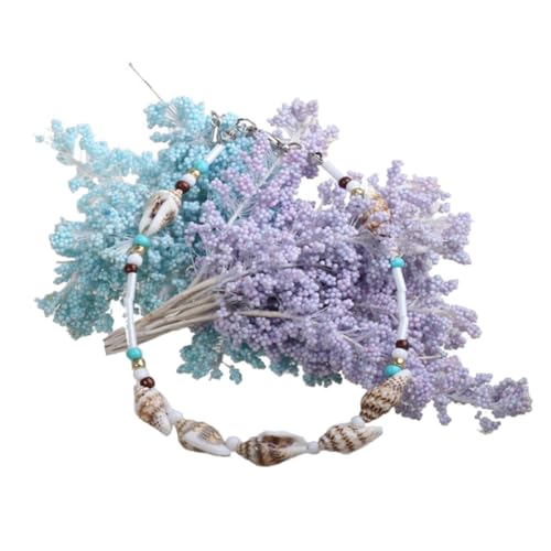 ROMISBABA 2 Stück Boho Fußkettchen Damen Fußschmuck Verstellbare Perlenkette Strand Schmuck für Frauen und Mädchen ROMISBABA 2 Stück Boho Fußkettchen Damen Fußschmuck Verstellbare Perlenkette Strand Schmuck für Frauen und Mädchen von ROMISBABA