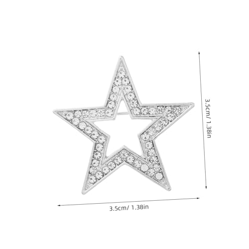 ROMISBABA 2 Stück Broschen Legierung Dekorative Anstecknadeln für Damenjacken Schmucknadeln Langlebige Verformungsbeständige Corsage Broschen für Kleidung und Accessoires von ROMISBABA