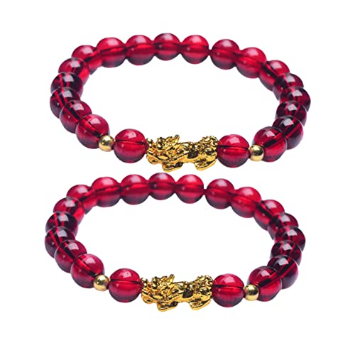ROMISBABA 2 Stück Damenarmband Ethnisches Armband mit Weinrot oder Modisches Accessoire ROMISBABA 2 Stück Damenarmband Ethnisches Armband mit Weinrot oder Modisches Accessoire von ROMISBABA