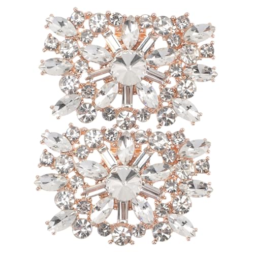 ROMISBABA 2 Stück Goldfarbene Glas strass Schuhclips für Damen Hochzeitsschuhe Abnehmbare Schuhschmuck Funkelnde Brautschuhe Verzierung für Party und Festliche Anlässe ROMISBABA 2 Stück Goldfarbene Glas strass Schuhclips für Damen Hochzeitsschuhe Abnehmbare Schuhschmuck Funkelnde Brautschuhe Verzierung für Party und Festliche Anlässe von ROMISBABA