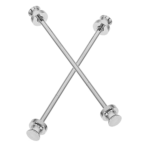 ROMISBABA 2stücke Kragensteg Für Herren Hemd Krawattennadeln Aus Legierung Kragenstäbchen Zum Verschluss Einfach Anzubringen Für Formelle Anlässe von ROMISBABA