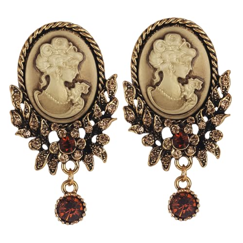 ROMISBABA 2 Stück Retro Brosche Legierte Anstecknadeln für Damen Leichter Bequemer Schmuck zur Dekoration von Kleidung Taschen Schals für Besondere Anlässe von ROMISBABA