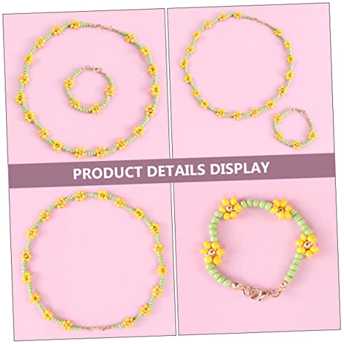 ROMISBABA 2 Stück Schmuckset Teilig Armband und Halskette Set mit Acrylperlen Handgefertigtes DIY Bastelset für Mädchen Modischer Schmuck für Festtage und Alltag ROMISBABA 2 Stück Schmuckset Teilig Armband und Halskette Set mit Acrylperlen Handgefertigtes DIY Bastelset für Mädchen Modischer Schmuck für Festtage und Alltag von ROMISBABA