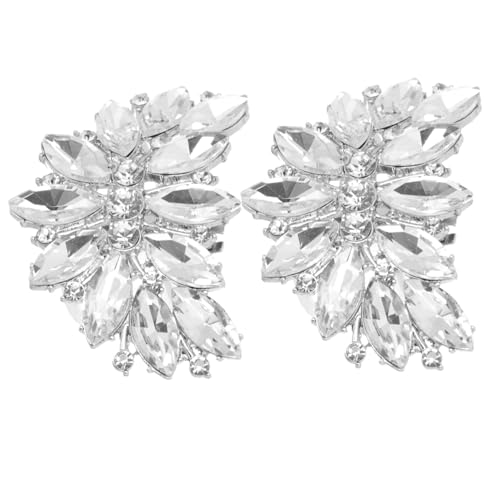 ROMISBABA 2 Stück Schuhclips Damen Strass Schuhschmuck Hochzeit Brautschmuck Abnehmbare Pumps Clips Stilvolle Dekoration für Damenschuhe und Brautschuhe ROMISBABA 2 Stück Schuhclips Damen Strass Schuhschmuck Hochzeit Brautschmuck Abnehmbare Pumps Clips Stilvolle Dekoration für Damenschuhe und Brautschuhe von ROMISBABA