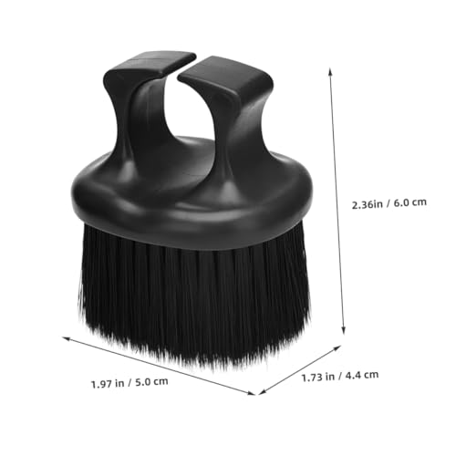 ROMISBABA 2 Stück Teiliges Herren Bartpflege Bürsten Nylon und PP Weiche Borsten Tragbar für Feine Haare Entfernen Knöchel design für Komfortable Anwendung Bart und Haarreinigung von ROMISBABA