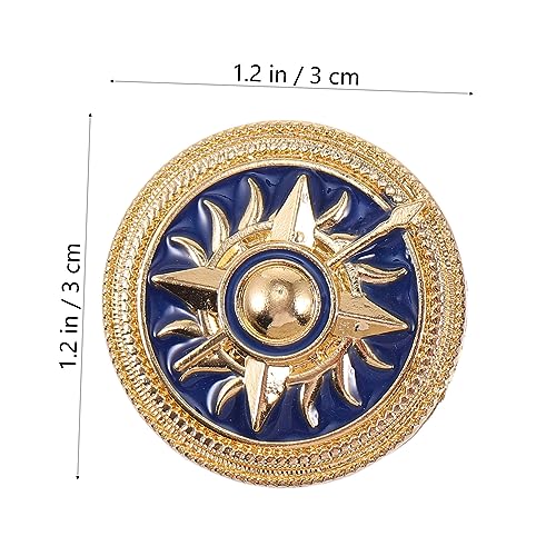 ROMISBABA 2 Stück Vintage Brosche Teiliges Rundes Retro Abzeichen Persönlichkeit Anstecknadel für Kleidung Kleidung Dekoration für Hochzeiten Bankette und Business Events von ROMISBABA