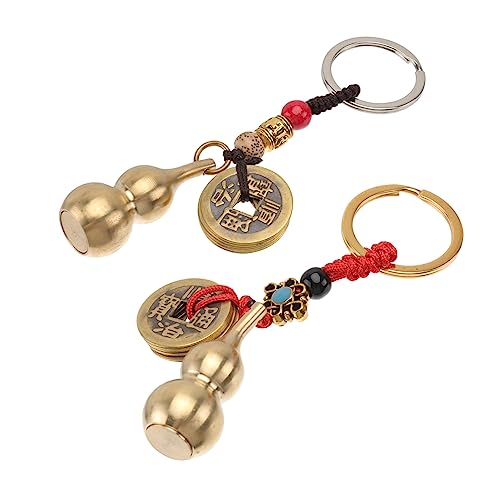 ROMISBABA 2 Stücke Retro Hängende Anhänger Retro Schlüsselkette Anhänger Keychain Dekoration ROMISBABA 2 Stücke Retro Hängende Anhänger Retro Schlüsselkette Anhänger Keychain Dekoration von ROMISBABA