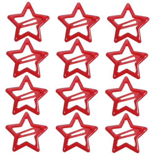 ROMISBABA 20 Stück Stern Haarspangen für Mädchen Metall Haarclips Schnapp Haarnadeln Süße Haarschmuck Accessoires für Besondere Anlässe von ROMISBABA