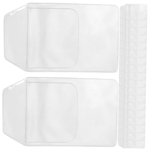 ROMISBABA 20 Stück Teiliges Transparente PVC Stiftetaschen für Ärzte und Pflegepersonal Langlebige Stifteorganizer Kompakte Robuste Penholder für Einfache Aufbewahrung und Transport von ROMISBABA