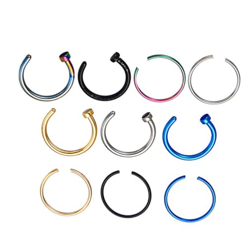ROMISBABA 22 Stück Teiliges Edelstahl Nasenring Nasenpiercing Lippenring Körper Schmuck Damen Angenehm zu Tragen Poliert Langlebig Modisch Elegant für Alltag und ROMISBABA 22 Stück Teiliges Edelstahl Nasenring Nasenpiercing Lippenring Körper Schmuck Damen Angenehm zu Tragen Poliert Langlebig Modisch Elegant für Alltag und von ROMISBABA