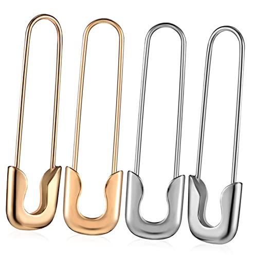 ROMISBABA 2Paare Sicherheitsnadel Ohrringe Kreatives Design Ohrstecker für Frauen Langlebige Perfektes ROMISBABA 2Paare Sicherheitsnadel Ohrringe Kreatives Design Ohrstecker für Frauen Langlebige Perfektes von ROMISBABA