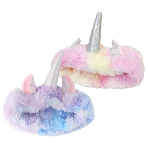 ROMISBABA 2stücke Stirnband Zum Waschen Gesichts Make-up Stirnbänder Haarband Für Frauen Und Mädchen Elastisch Und Rutschfest Geeignet Für Hautpflege Und Spa von ROMISBABA