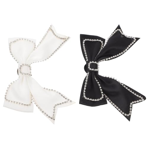 ROMISBABA 2Stücke Brosche Klassische Dekoration für DIY Kleidung Haarschmuck Accessoires Haarklammern im Schwarzen Weißen Design für Einen Stilvollen ROMISBABA 2Stücke Brosche Klassische Dekoration für DIY Kleidung Haarschmuck Accessoires Haarklammern im Schwarzen Weißen Design für Einen Stilvollen von ROMISBABA