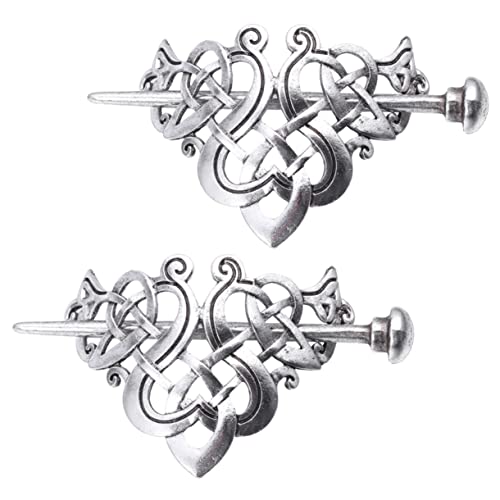 ROMISBABA 2Stücke Kreative Haarnadeln Legierung Retro Haarschmuck mit Keltischem Design Festliche Anlässe Langlebig Leicht Handwerkskunst ROMISBABA 2Stücke Kreative Haarnadeln Legierung Retro Haarschmuck mit Keltischem Design Festliche Anlässe Langlebig Leicht Handwerkskunst von ROMISBABA