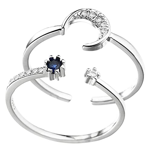 ROMISBABA Einstellbare Offene Ringe für Damen Finger Ringe Accessoires für Partys und Alltagsgebrauch von ROMISBABA