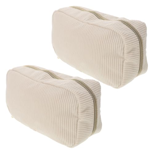 ROMISBABA 2Stücke Reise Make Up Cord mit Großem Stauraum Teiliges für Frauen Praktische Kosmetiktasche für Einfache Organisation von ROMISBABA