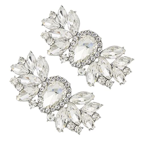 ROMISBABA 2stücke Dekorative Schuhclips Zum Anklipsen Schuhverzierungen Schuhclip Für Pumps Hochzeit Damen Schuhschmuck Zubehör von ROMISBABA