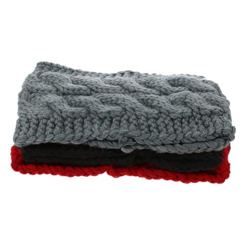 ROMISBABA 3 Stück Damen Stirnbänder Ohrwärmer Warm Gefüttert Weite Haarbänder Für Winter Outdoor Sport Stilvolle Kopfbedeckung Für Frauen Herbst Frühling von ROMISBABA