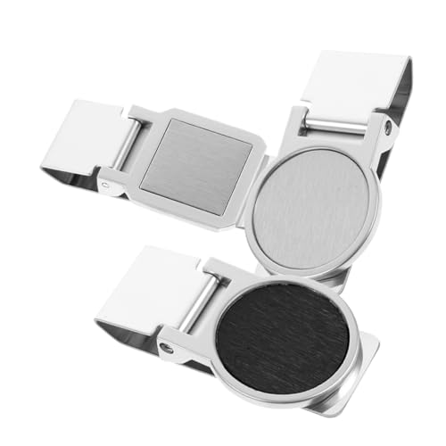 ROMISBABA 3stücke Edelstahl Geld Clip Tragbar Für Bargeld Brieftasche Mit Metall-geldscheinklammern Als Kleine Scheckklammer Für Klammer Für Geld von ROMISBABA