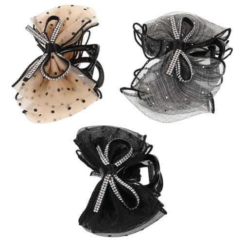 ROMISBABA 3stücke Haarklammern Mit Schleife Für Frauen Große Haarklammern Für Dickes Haar Für Dünnes Haar Accessoires Für Frauen Für Haare von ROMISBABA
