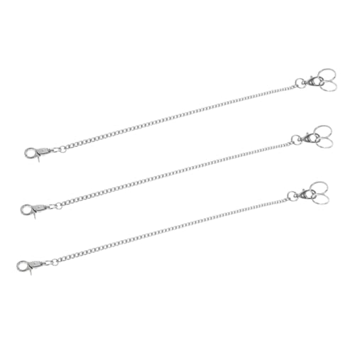 ROMISBABA 3stücke Taschenuhrkette Aus Metall Dekorative Kette Für Kleidung Jeans Und Geldbörse Hochwertige Edelstahl-hosenkette Für Stilvolle Accessoires von ROMISBABA