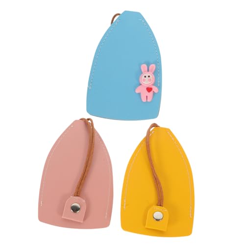 ROMISBABA 3 Stück Teiliges Pu Leder Schlüsselmäppchen mit Herausziehbarem Schlüsselhalter Weiche Textur Kreative Auto Schlüssel Tasche in Himmelblau Gelb und Modisch und Langlebig ROMISBABA 3 Stück Teiliges Pu Leder Schlüsselmäppchen mit Herausziehbarem Schlüsselhalter Weiche Textur Kreative Auto Schlüssel Tasche in Himmelblau Gelb und Modisch und Langlebig von ROMISBABA