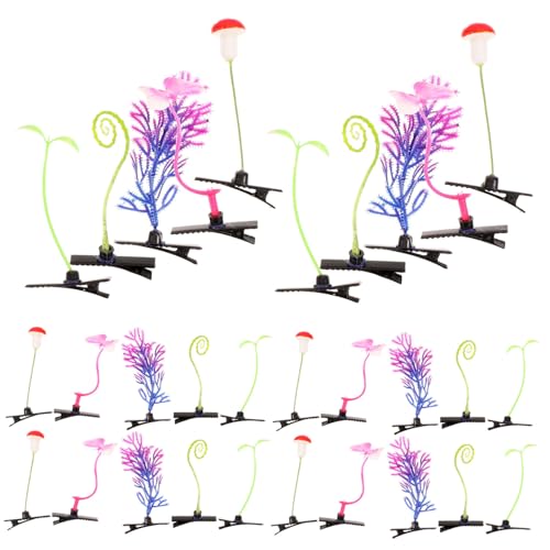 ROMISBABA 30 Stck Teiliges Lustige Pflanzen Haarklammern Bunte Haarclips für Mädchen Einzigartige Haarschmuck Dekoration und von ROMISBABA