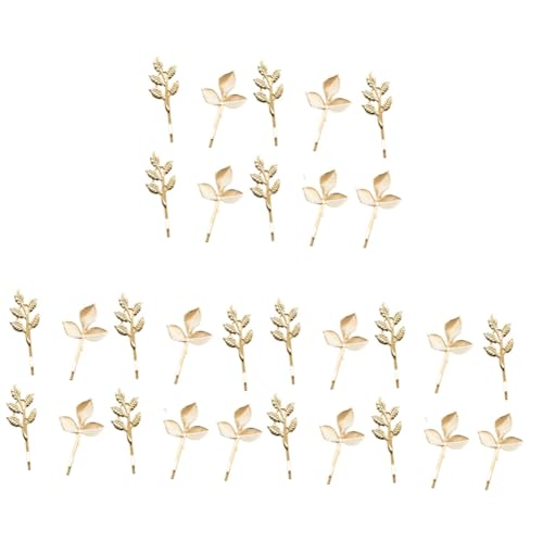 ROMISBABA 30stücke Haarklammern Blattform Alloy Haarnadeln Für Frauen Und Mädchen Elegantes Haaraccessoire Für Alltag Und Besondere Anlässe von ROMISBABA