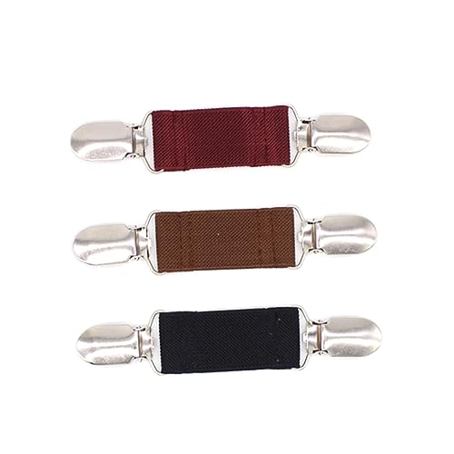 ROMISBABA 3stücke Kleiderclips in Stern Und Muschelform Öffnungsclips Für Pullover Und Cardigans Unisex-kleidungsclips Schlicht Und Elegant Und Weinrot von ROMISBABA