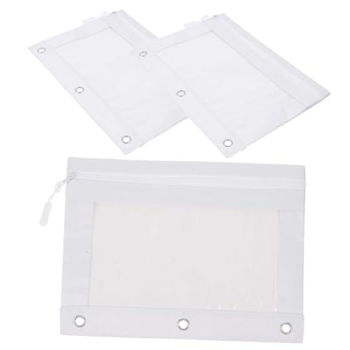 ROMISBABA 3Stücke Binder Federmäppchen Transparente Stifttasche mit Reißverschluss Große Kapazität Organizer für Schule und Reisen für Dokumente und Zubehör ROMISBABA 3Stücke Binder Federmäppchen Transparente Stifttasche mit Reißverschluss Große Kapazität Organizer für Schule und Reisen für Dokumente und Zubehör von ROMISBABA