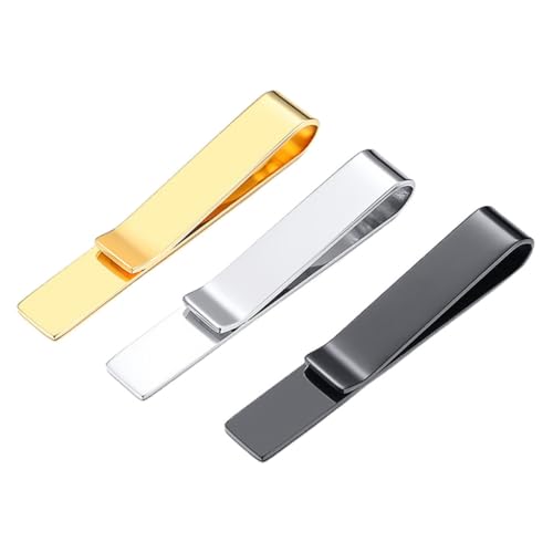 ROMISBABA 3Stücke Krawattenklammern für Herren Robuste Krawattenclips für Business Hochzeiten Formelle Anlässe ROMISBABA 3Stücke Krawattenklammern für Herren Robuste Krawattenclips für Business Hochzeiten Formelle Anlässe von ROMISBABA