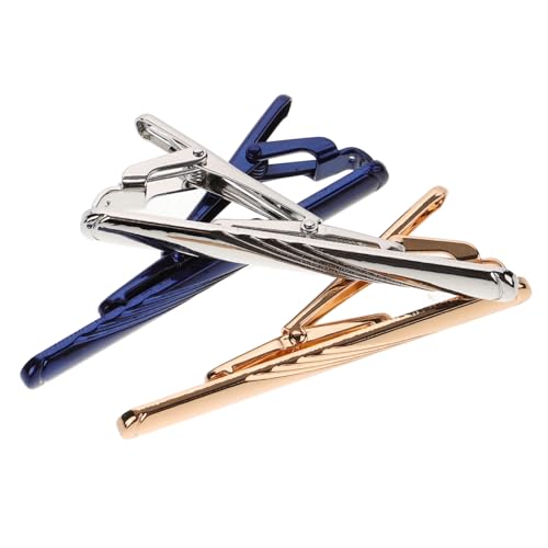 ROMISBABA 3Stücke Teiliges Krawattenklammer für Herren Elegantes Blaues Streifenmuster Robustem für Hochzeiten Jahrestage Business Anlässe ROMISBABA 3Stücke Teiliges Krawattenklammer für Herren Elegantes Blaues Streifenmuster Robustem für Hochzeiten Jahrestage Business Anlässe von ROMISBABA
