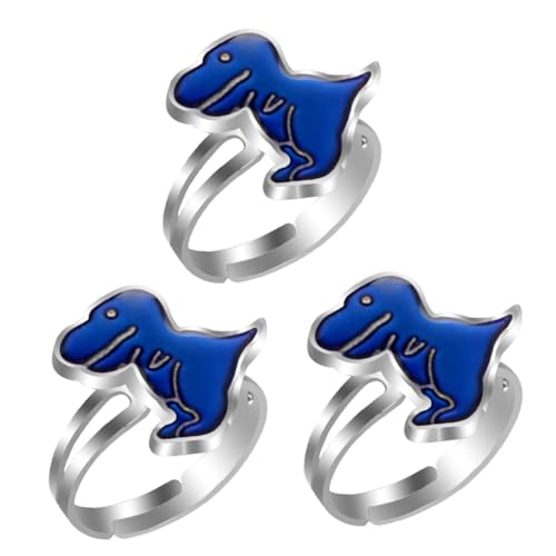 ROMISBABA 3Stücke Temperatur Fingerring Design Farbwechsel Ring für Jungen Legierungsring für Kreative Besondere Anlässe ROMISBABA 3Stücke Temperatur Fingerring Design Farbwechsel Ring für Jungen Legierungsring für Kreative Besondere Anlässe von ROMISBABA