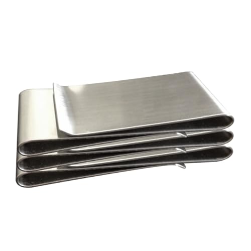ROMISBABA 3pcs Slim Money Clip Wallet Metall Kartenhalter Money Clip Multifunktionales Wallet Clip Lesezeichen Office-datei Clip Wallet Money Clip Cards Speicherklammelungsklemm von ROMISBABA